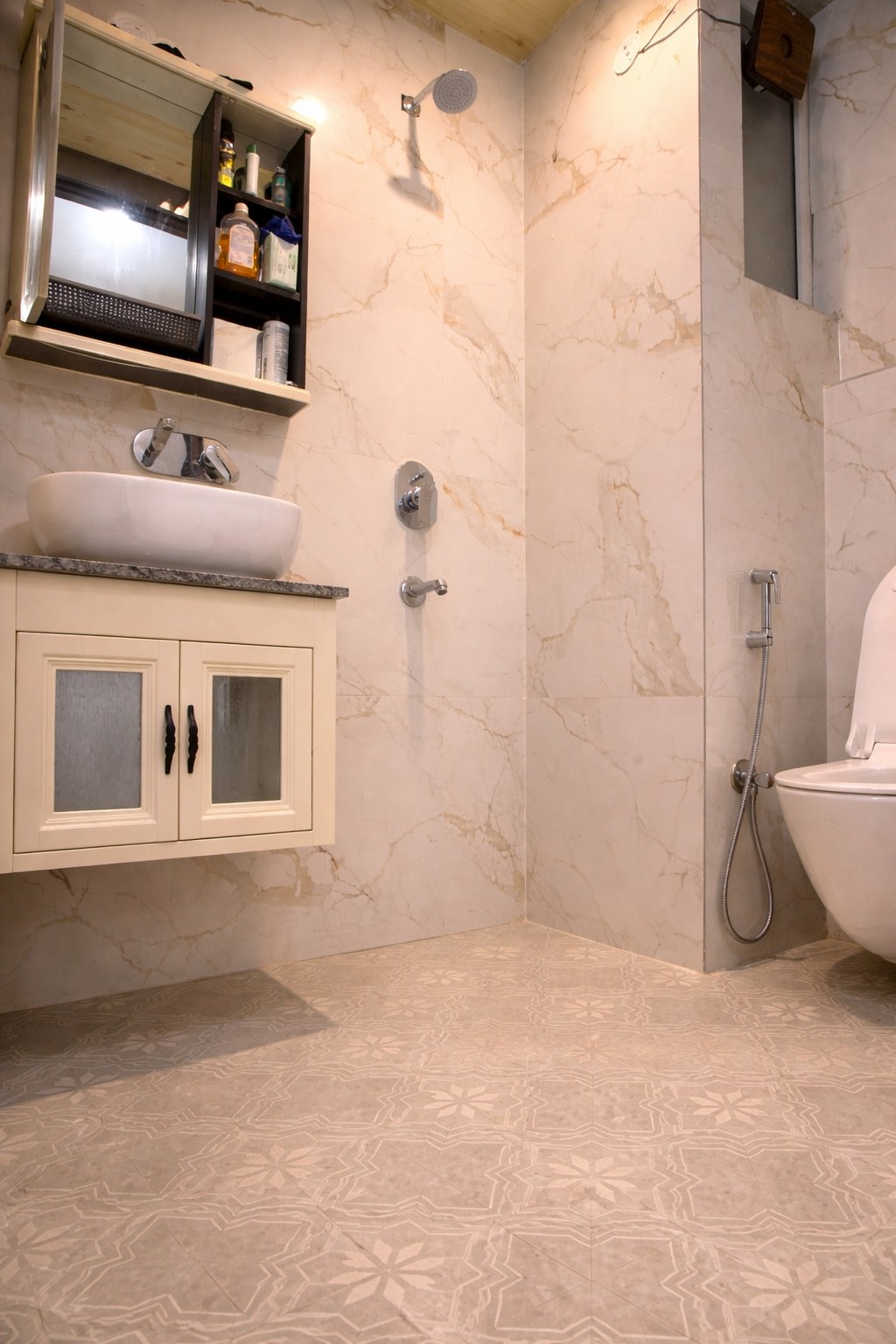 Clean Hygienic Attached Bathroom